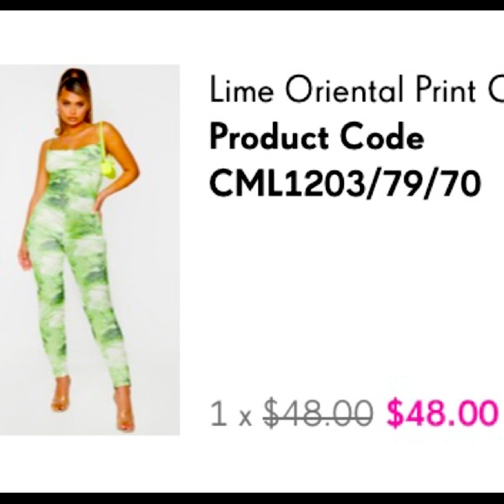 Oriental design jumpsuit